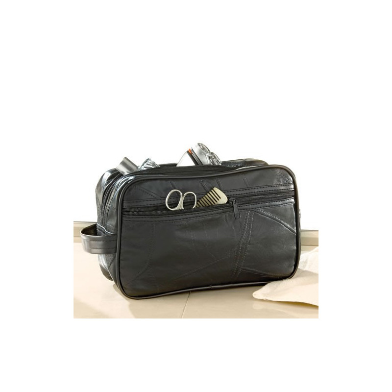 Trousse de toilette cuir