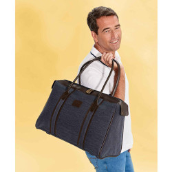 Sac de voyage bleu denim