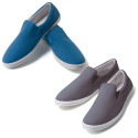 Mocassins toile - les 2 paires