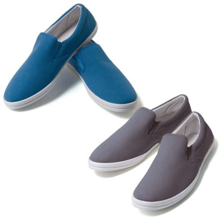 Mocassins toile - les 2 paires