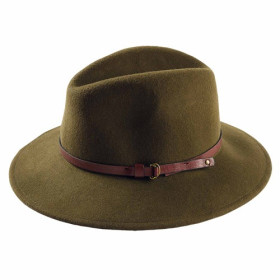 Chapeau Laine Indéformable, Tour de tête : 57, Couleur : Kaki, par l’Homme Moderne.