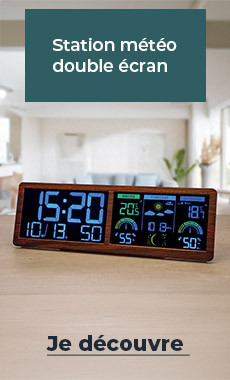Station météo double écran