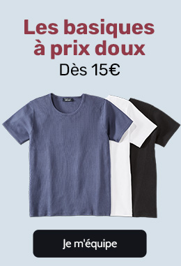 Les basiques à petits prix