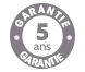 Garantie 5 ans