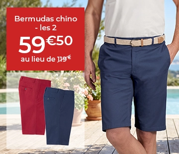 
													Bermudas chino - les 2
											